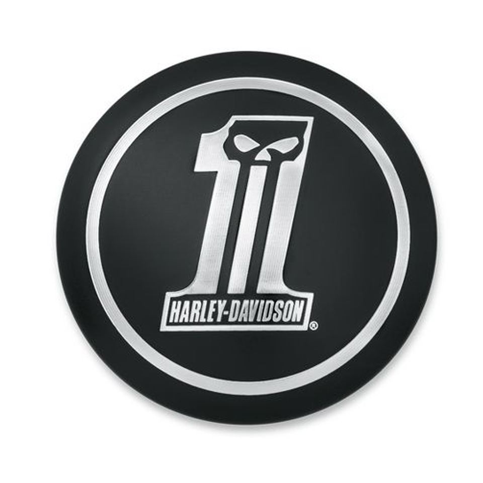 Harley-Davidson Dark Custom Logo Fuel Cap Medallion 99688-10