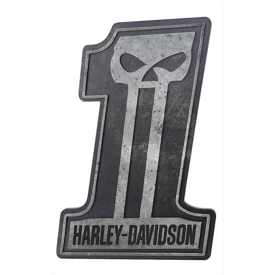 Harley-Davidson #1 Skull Sign