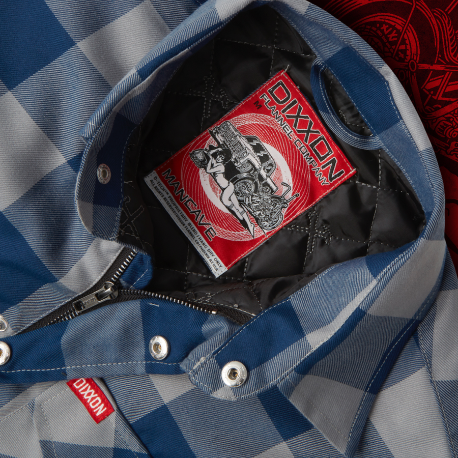 Half denim half flannel 2025 jacket