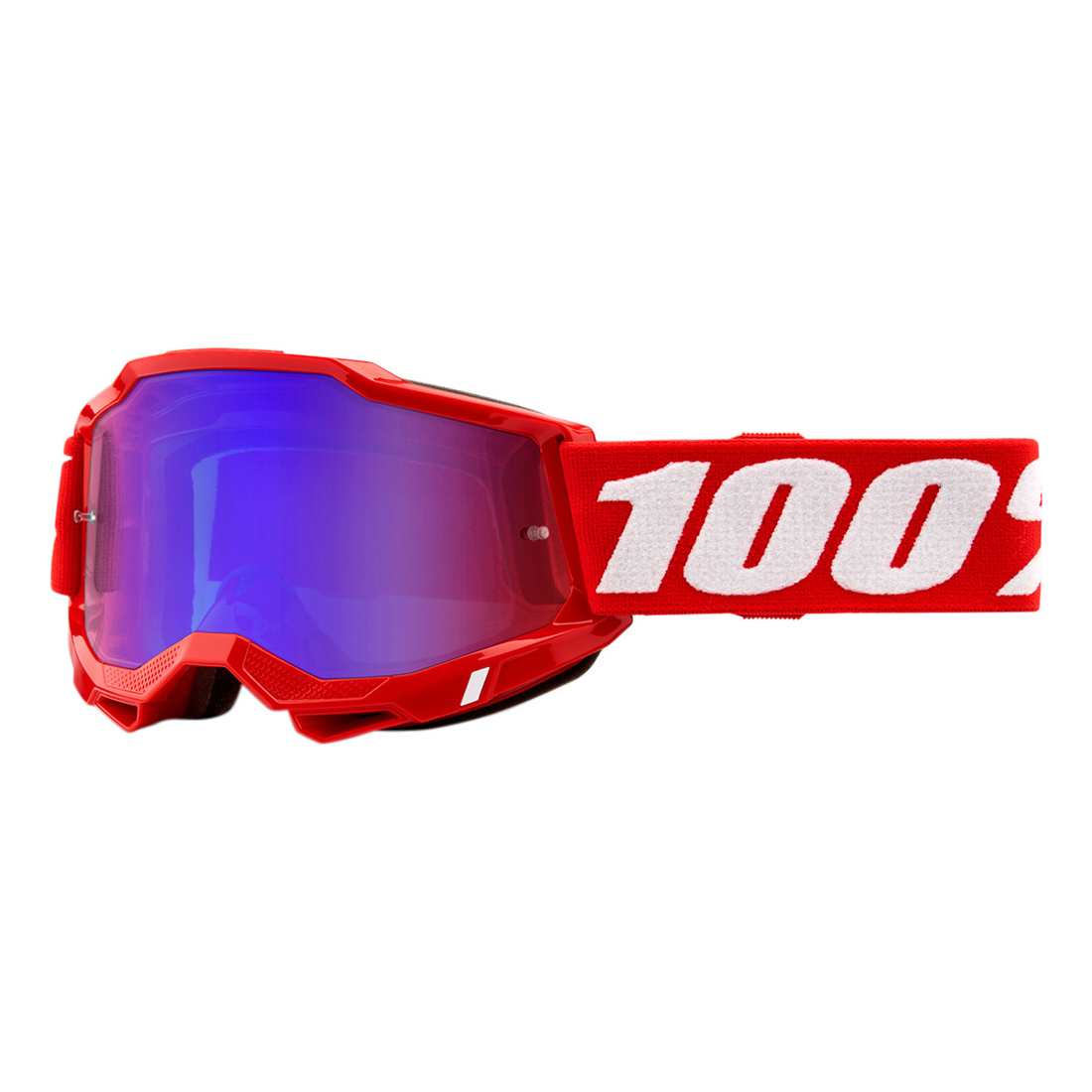 100% ACCURI2 Neon Red Goggle
