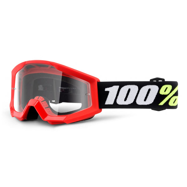 100% STRATA2 Mini Red Goggle