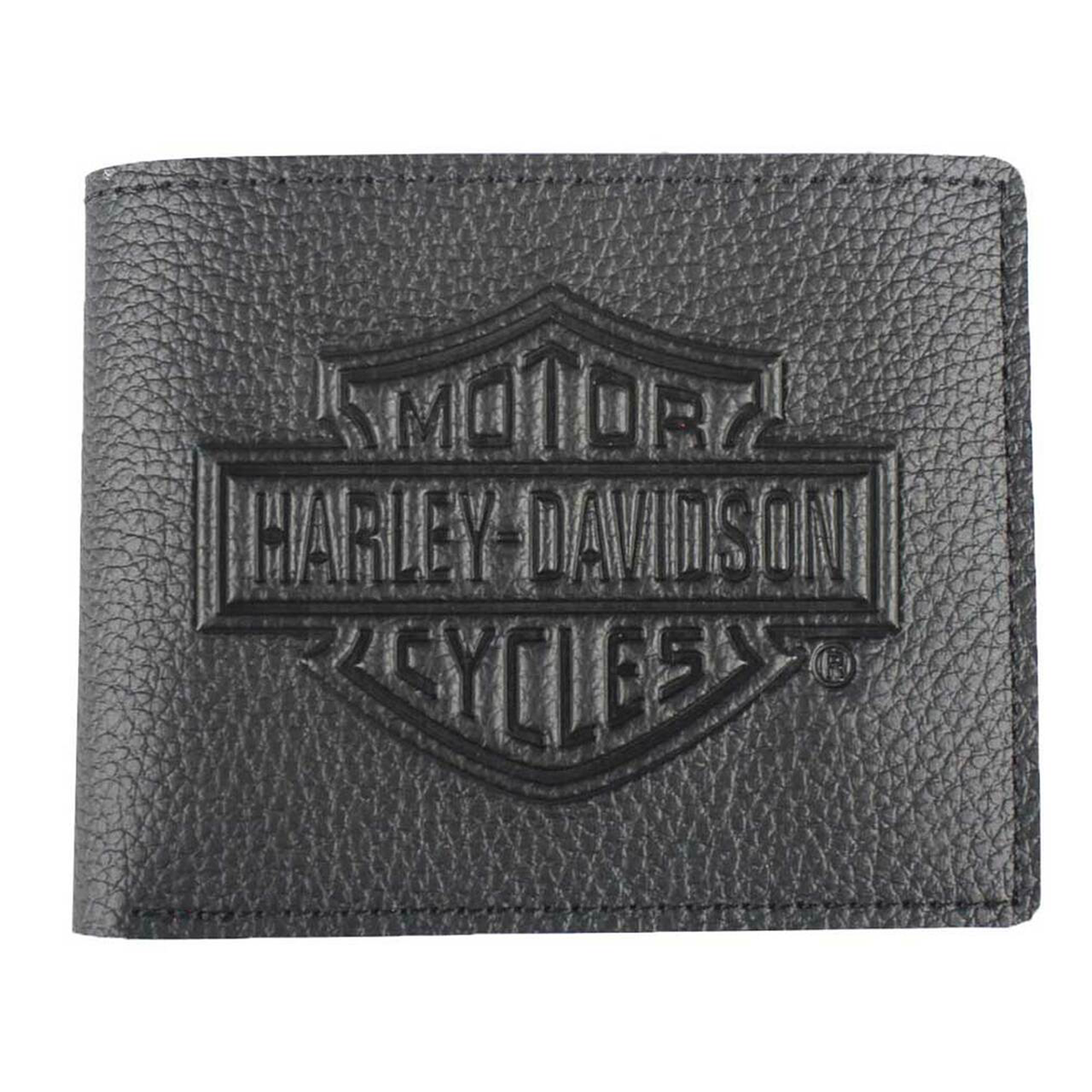 Harley-Davidson Embossed Bar & Shield Bifold Wallet